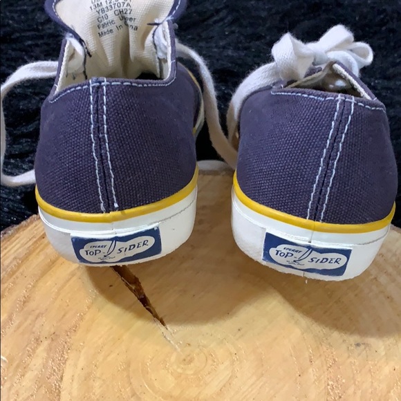 Sperry TopSider 75th Anniversary Boys Navy Sneaker - Picture 5 of 8